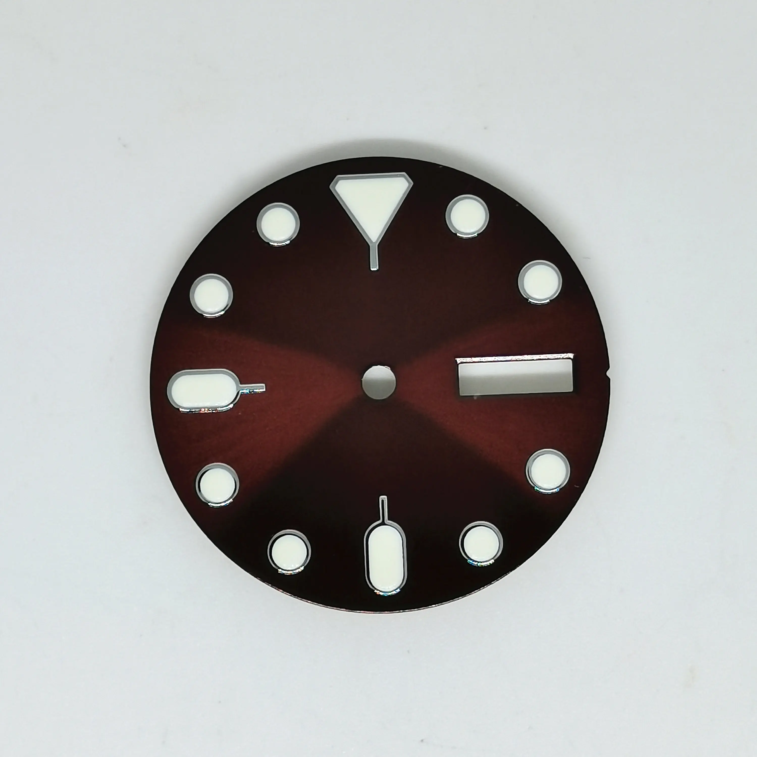 Watch Parts 28.5MM Dial Blue Luminous Fit NH36 Automatic Movement