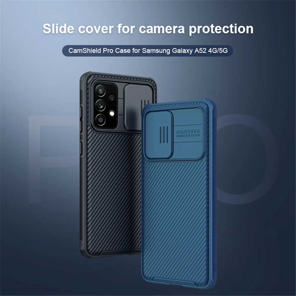 

For Samsung Galaxy A52 / A52S 4G 5G NILLKIN CamShield Pro Case with Camera Len Protective Slide Cover Back Shell