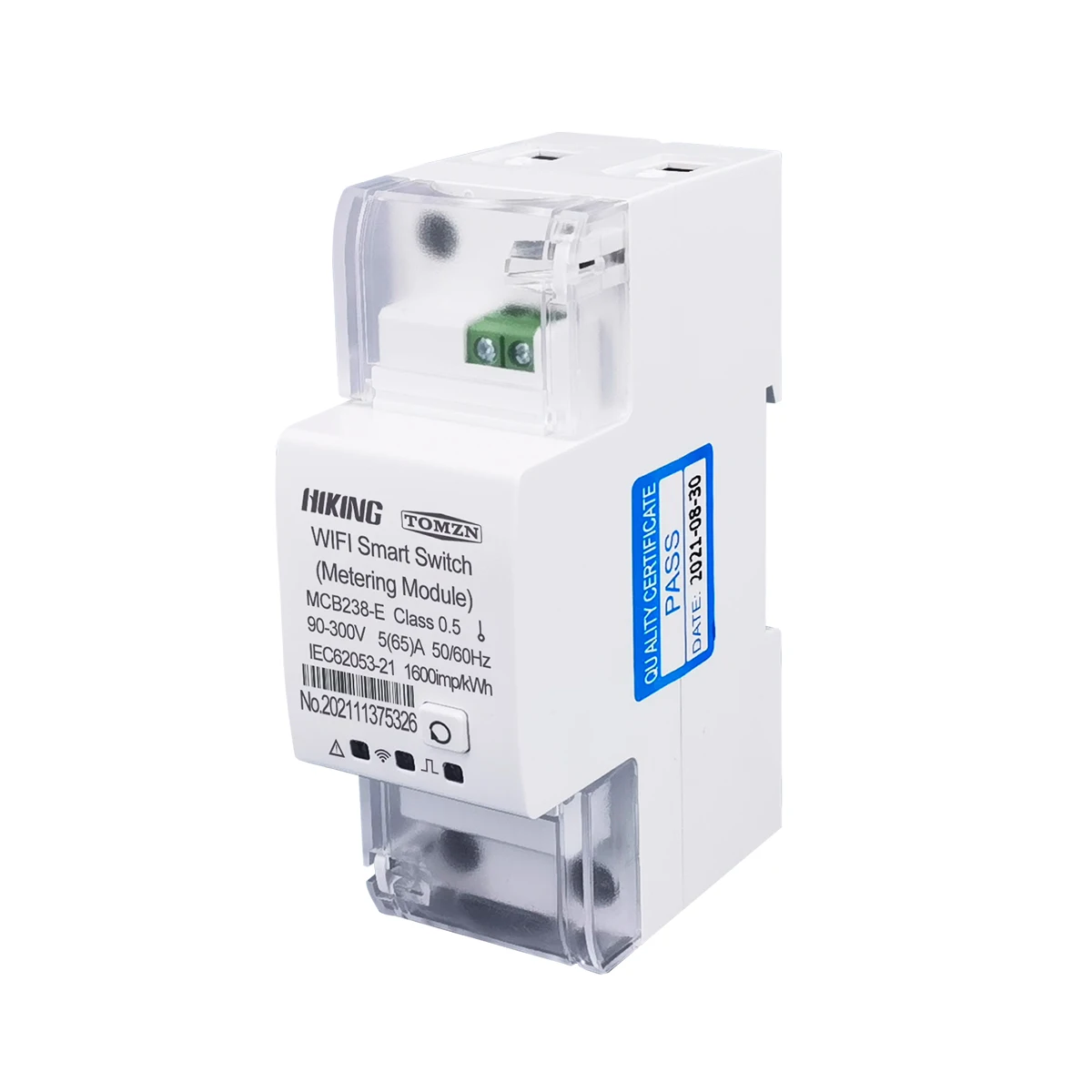 Imagem -02 - Tomzn Tuya Monofásico wi fi Interruptor Inteligente Medidor de Energia Kwh Medição de Monitoramento Interruptor Interruptor Interruptor Interruptor Relé Temporizador para Casa Inteligente 65a