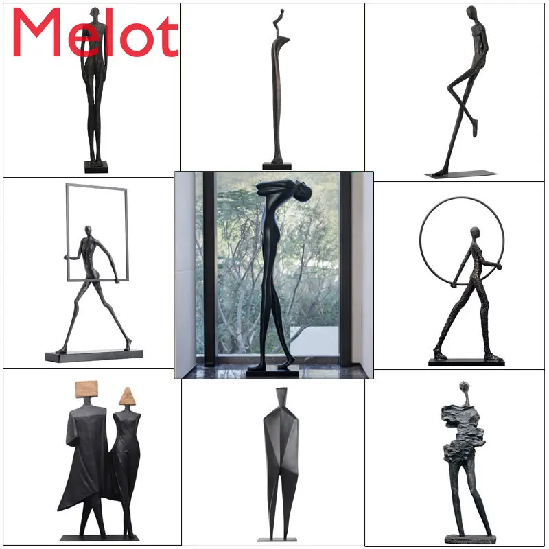 

Large Home Decoration Figure Floor Sculptured Ornaments Hotel Front Desk Exhibition Hall Mall Shop Window Cabinet Figure Art