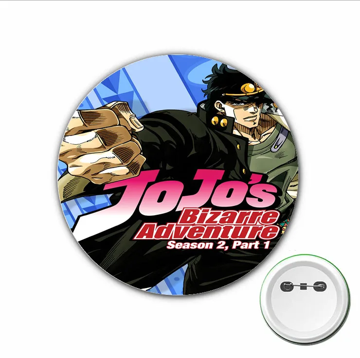 3pcs anime JoJo\'s Bizarre Adventure Cosplay Badge Cartoon Brooch Pins for bags Badges Backpacks Button Clothes Accessories