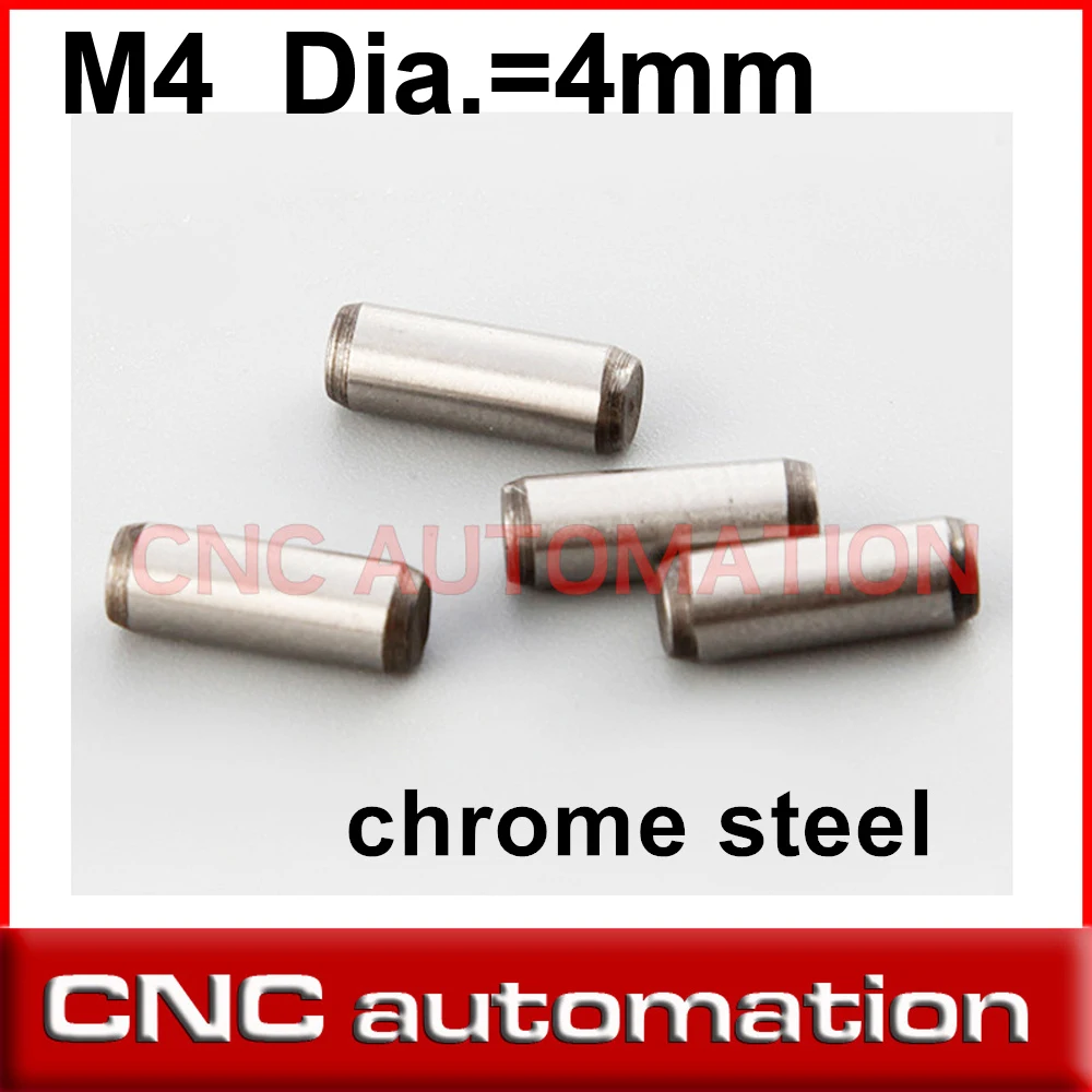 50PCS 10PCS Chrome Steel Cylindrical Dowel Locating Pin M4 4 * 4/5/6/7/8/9/10/11/12/13/14/15/16/17/18/19/20 MM  Rail 3D Guide