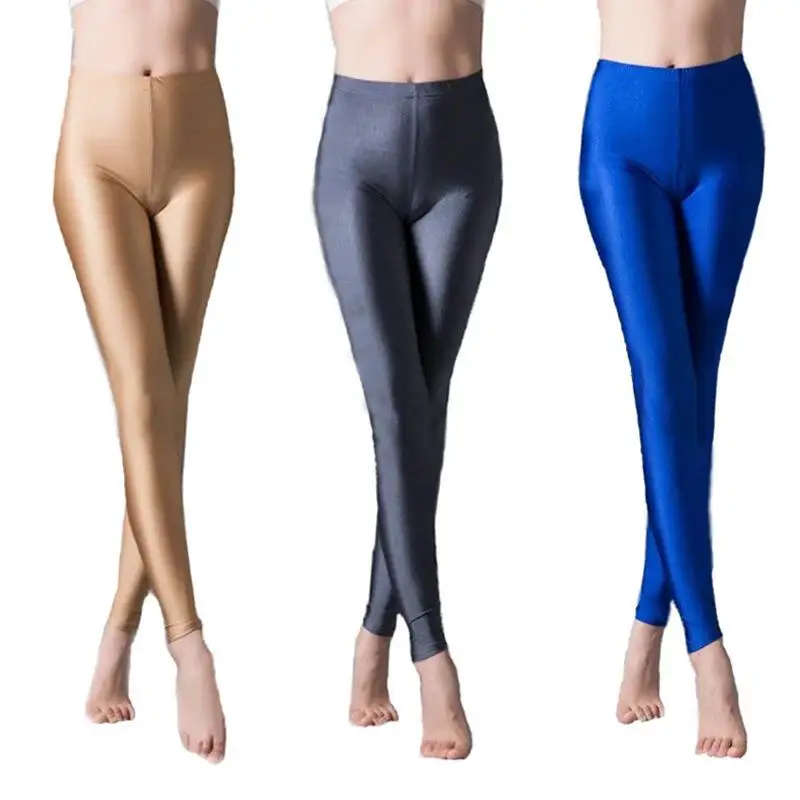 2021 Nieuwe lente effen snoep neon leggings voor vrouwen hoog uitgerekte vrouwelijke legging broek meisjes kleding leggings mode