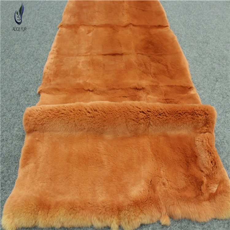 Wholesale Real Rex Rabbit Skin Plate  natural White Rex Rabbit Fur Plate For throw pillow blankets Clothes