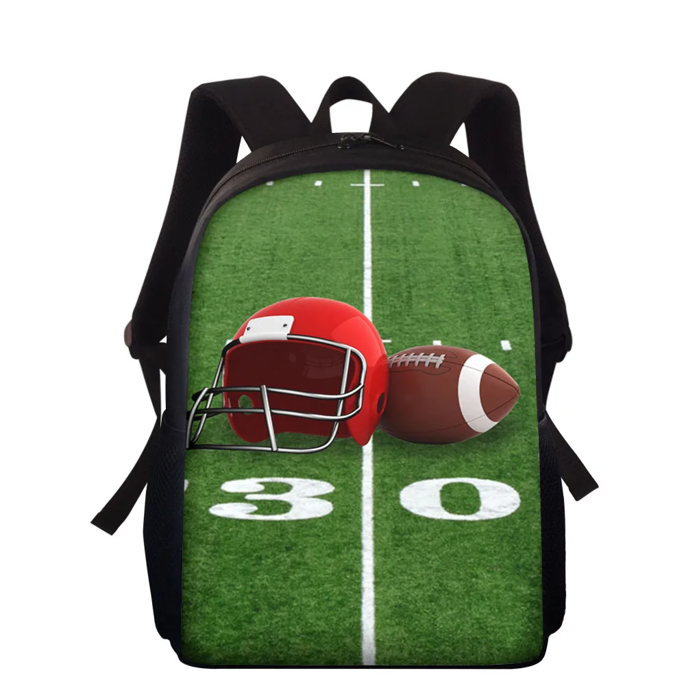 

School Bags For Teenager American Football Basketball Baseball Hockey Printing Boys School Backpack Kids Book Bag Travel Mochila