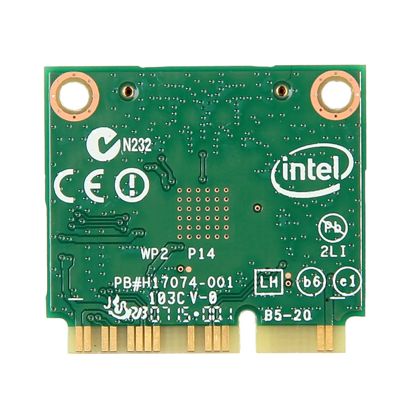 Dual Band Wireless Card  Intel 7260 7260ac 7260HMW ac7260 Mini PCI-E 2.4G/5Ghz Wlan Bluetooth 4.0 802.11ac/a/b/g/n wifi card