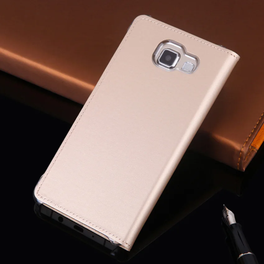 Flip Cover Leather Phone Case For Samsung Galaxy A7 2017 A 7 A72017 SM A720 A720F A720FN SM-A720F DS 360 Full Protective Cases