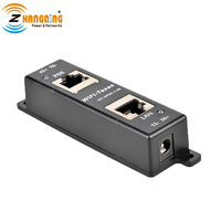 Passive Single Port Gigabit PoE injector Splitter Up to 90W Power Mode A & B Shared all 4 Paired For PTZ Camera LED Lighting