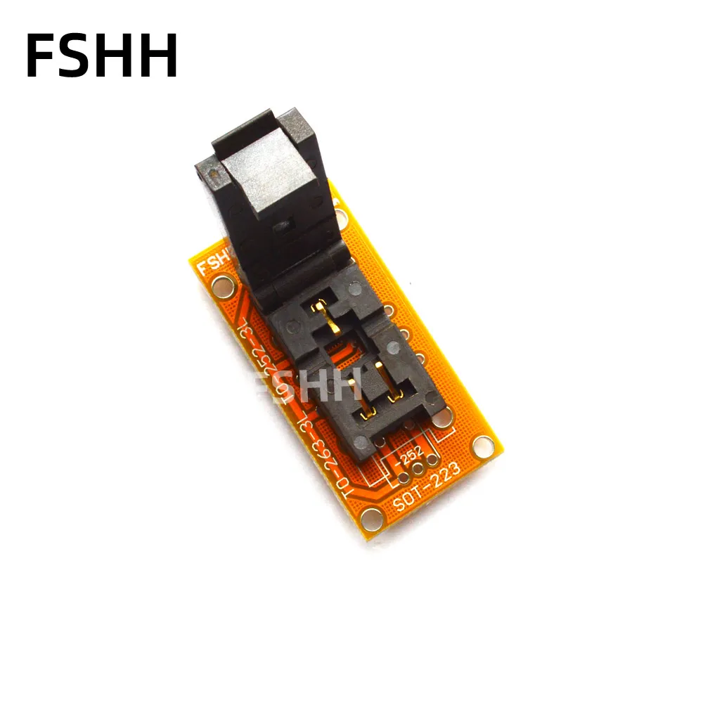 TO-252 socket TO252 Aging test socket TO252-3 separate sockets/with pcb terminals