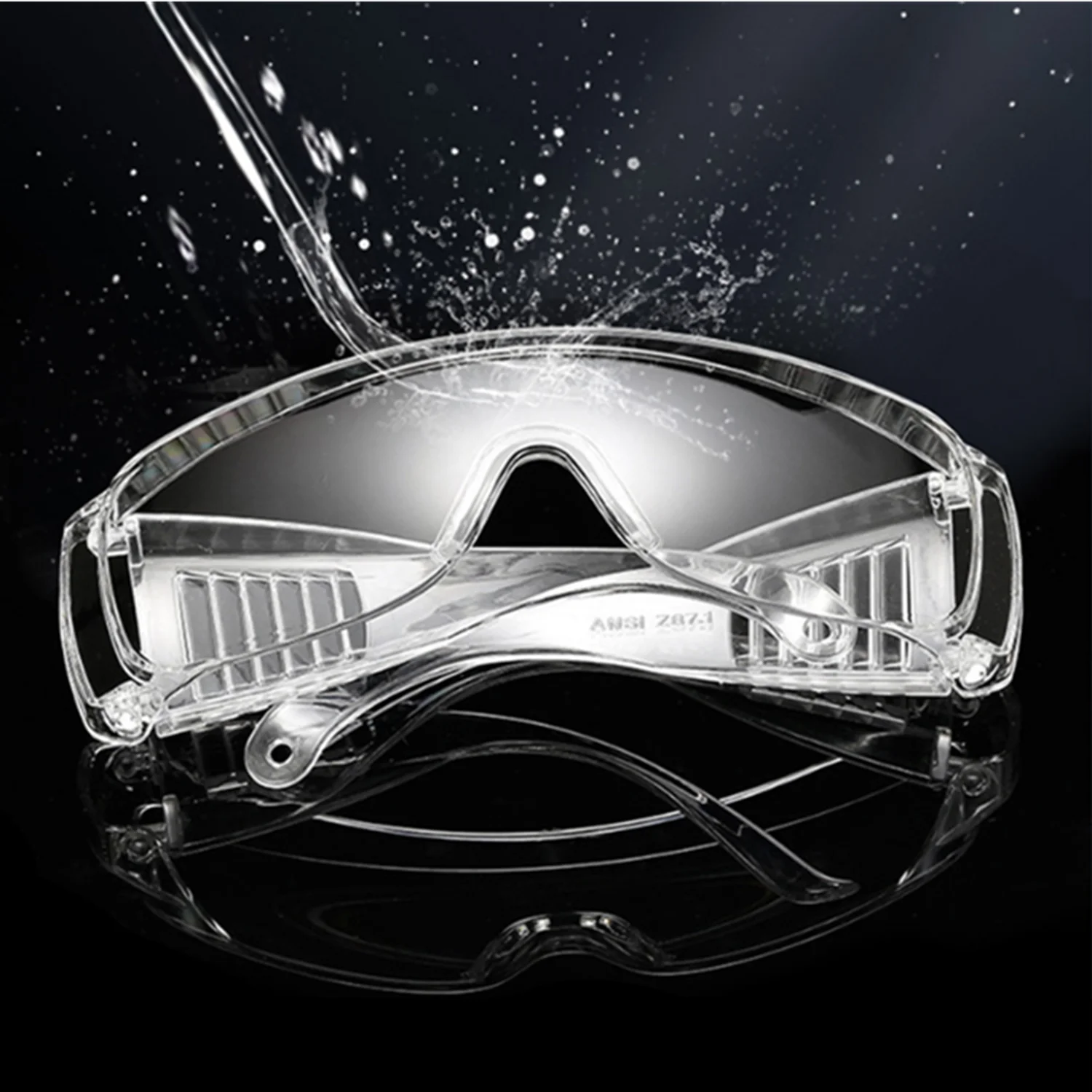 Safety Goggles Glasses Transparent Dust Proof Glasses Workplace Lab Dental Eyewear Splash Eye Protection Anti wind Glasses