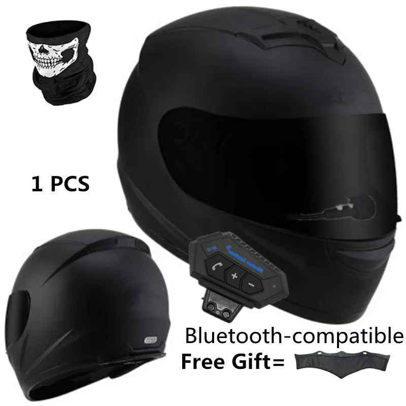 Motorcycle Bluetooth-compatible Helmet Headset Wireless Hands-free Call Kit Stereo Anti-interference Music Player Speaker