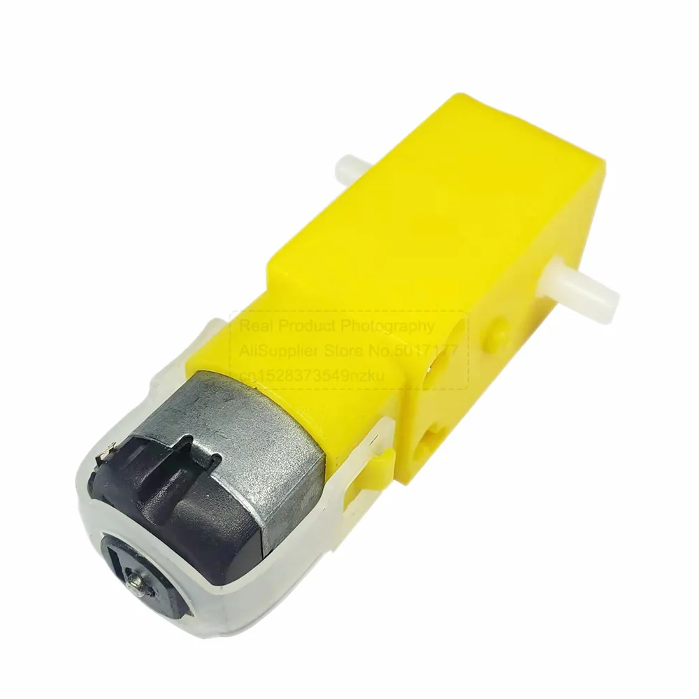 20PCS DC 3V-8V Robot Intelligent Car Dual Shaft Gear DC Geared TT Motor Module for Robot Car 1:48