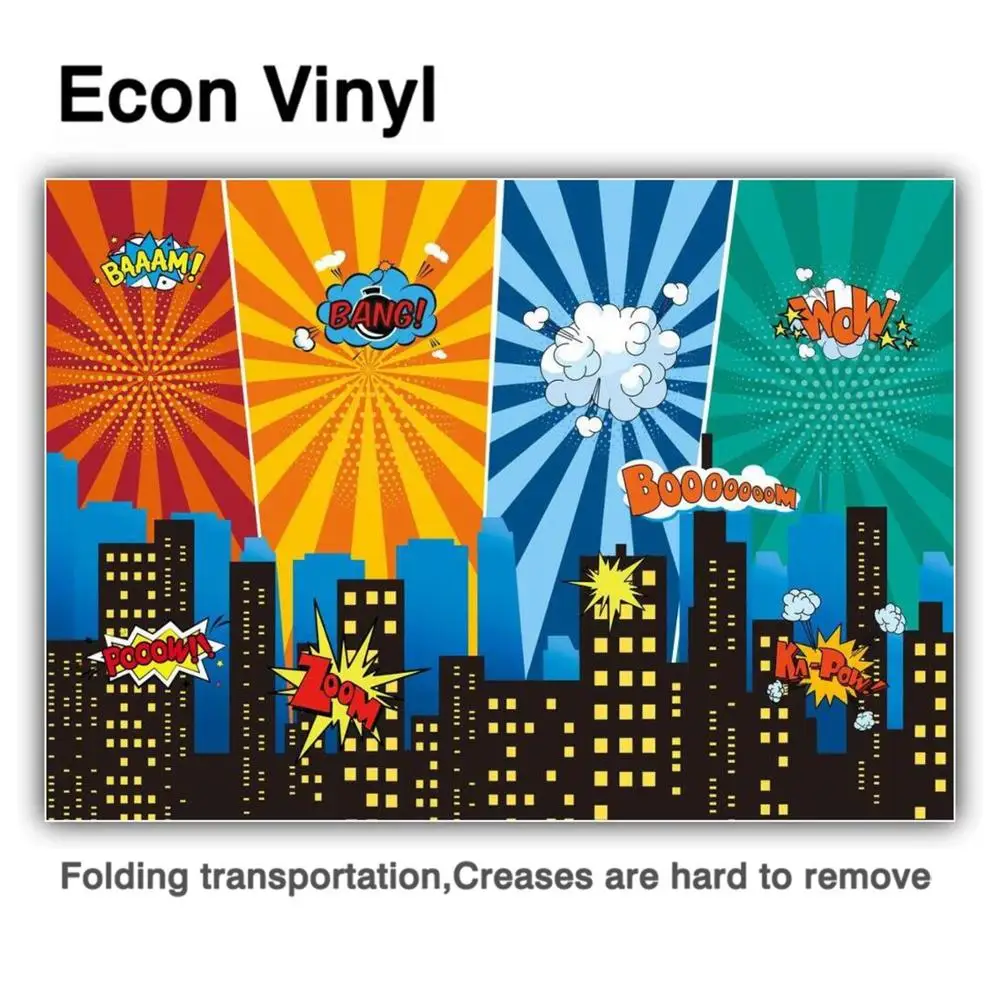 Funnytree Hero Geburtstag Partei Hintergrund Spinne Baby Dusche Junge Fotografie requisiten Boom Photozone Nacht Shiny Gebäude Hintergrund