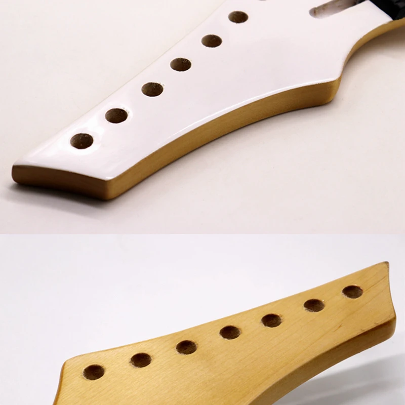 Electric Guitar Neck with 7 Strings, Rosewood Fingerboard, T-shaped Maple Guitar, DIY Assembly, 24 Fret, Accessories Part, New