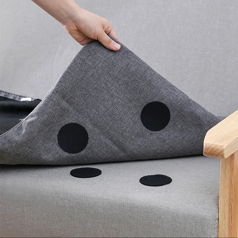 5PCS Seamless Double-sided Fixed Velcro Adhesive Sofa Sheets Carpet Tablecloth Carpet Anti-slip Sticker Floor Velcro House Decor