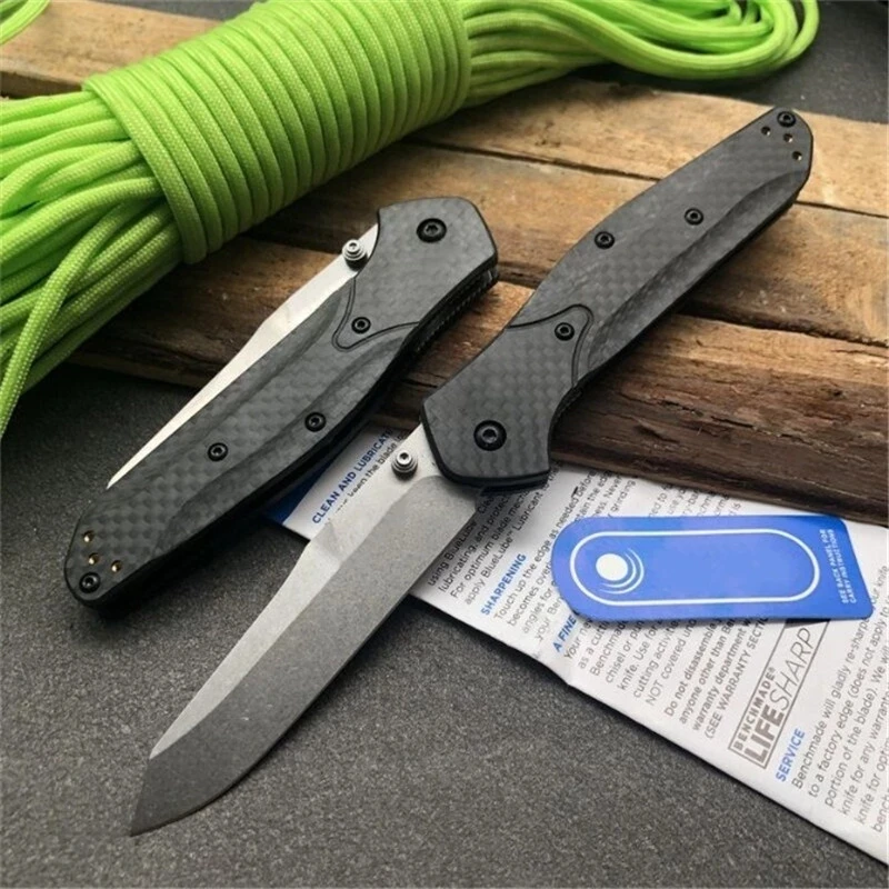 Butterfly 940-1 Carbon Fiber Handle Folding D2 Blade High Hardness Survival Outdoor Pocket Hunting And Camping Tactical EDC Tool