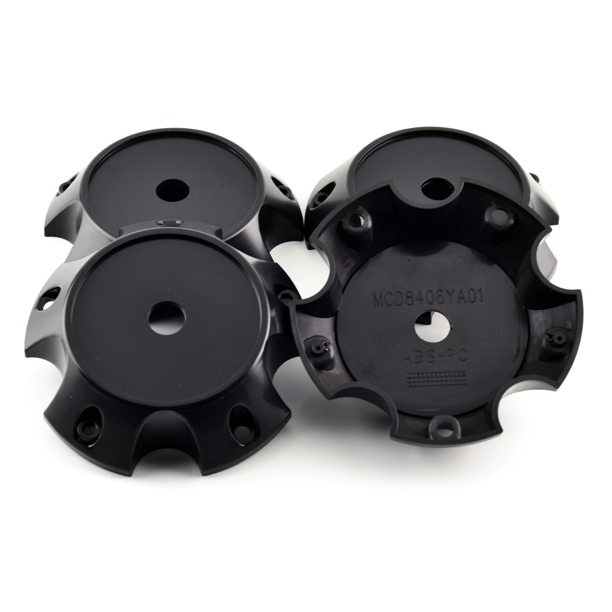 4pcs 127mm 115mm Black Wheel Rim Center Caps Cover Fit For MAT Off-Road Anti-Off Wheel #MCD8406YA01 Car Accessories Decoration