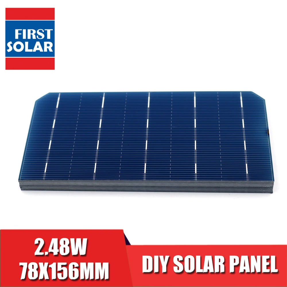 40 50 100 pcs DIY Mono Solar Panel Monocrystalline Silicon Flexible DIY Solar Cell Charge Battery Study Led light  Car RV Educat