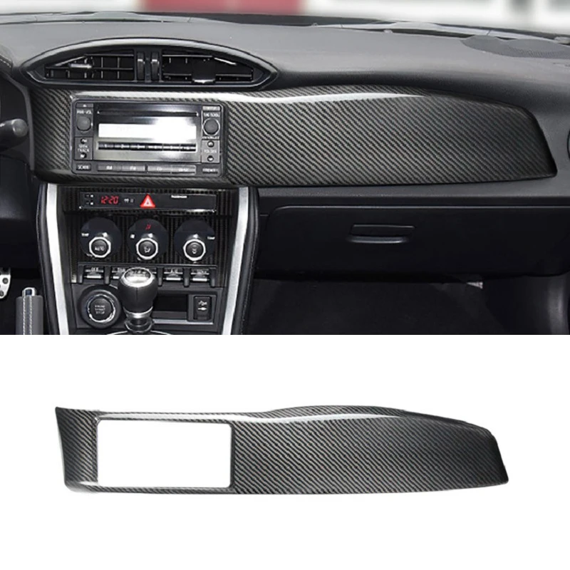 

Carbon Fiber Interior Trim Car Dashboard Panel Cover Sticker for Subaru BRZ Toyota 86 2017-2020 Accessories Car Styling