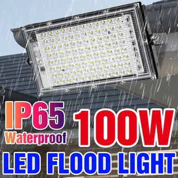 220V LED Reflektor Flutlicht IP65 Wasserdichte Scheinwerfer Outdoor Garten Beleuchtung Projektoren Wand Lampe LED Außen Straße Licht