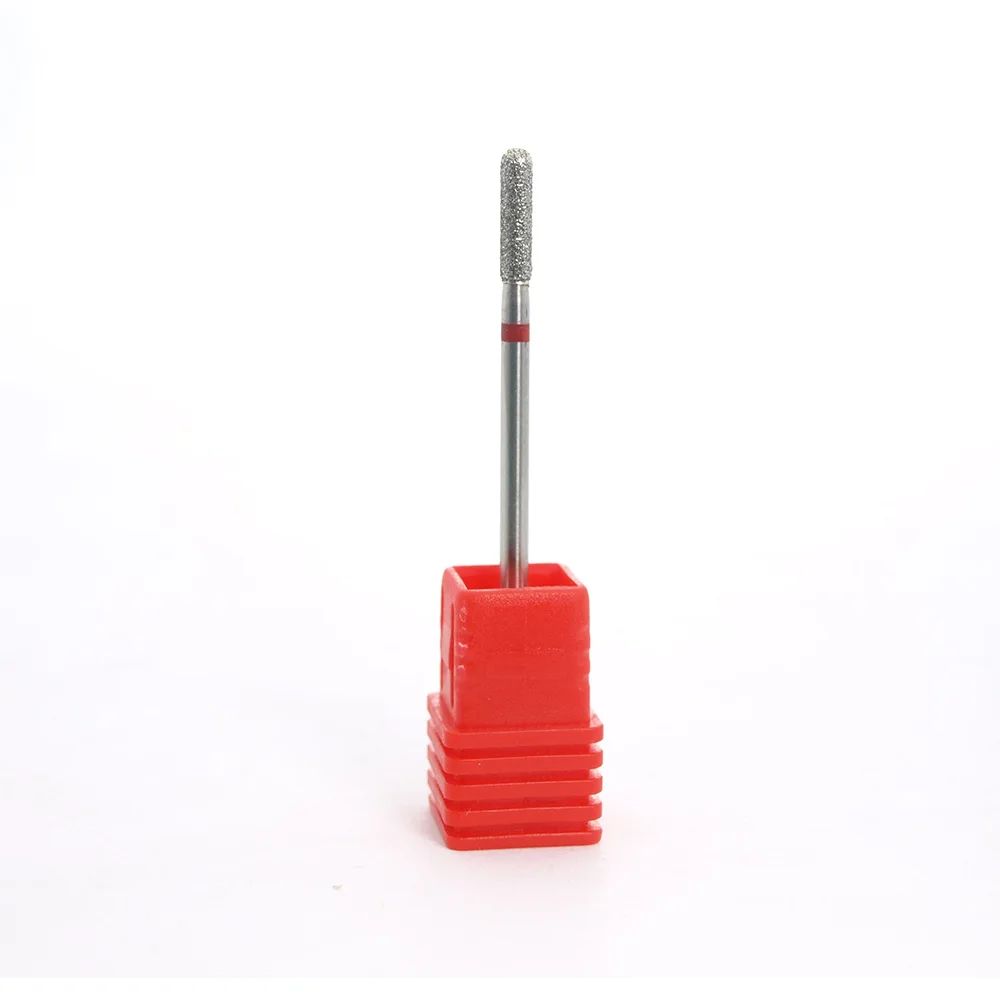 EasyNail~ 1PCS Diamond Nail Drill Bit Red Burr Electric File Nail Milling Cutter Manicure Bits Nail Art Clean Tools Accessory