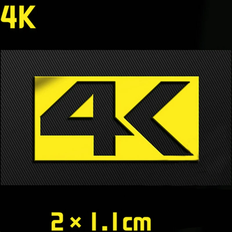 4k hdr fhd粘着ラベル,テレビ,モニター,ホームシアター,携帯電話,金属転写ステッカー