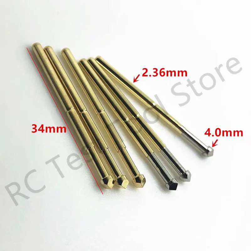 P156-E2 Tahan Lama Kuningan Spring Tes Probe 100 / PCS Logam Spring Probe Nyaman dan Tahan Lama Spring Tes Probe