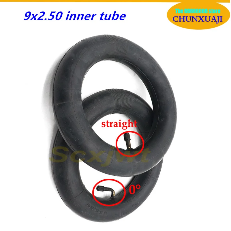 

Super 9x2.50 Inner Tube 9*2.50 Camera for Motorcycle Scooter A-Folding Bike Electric /Gas Scooter Tyre ( for 85/65-6.5 Tire )