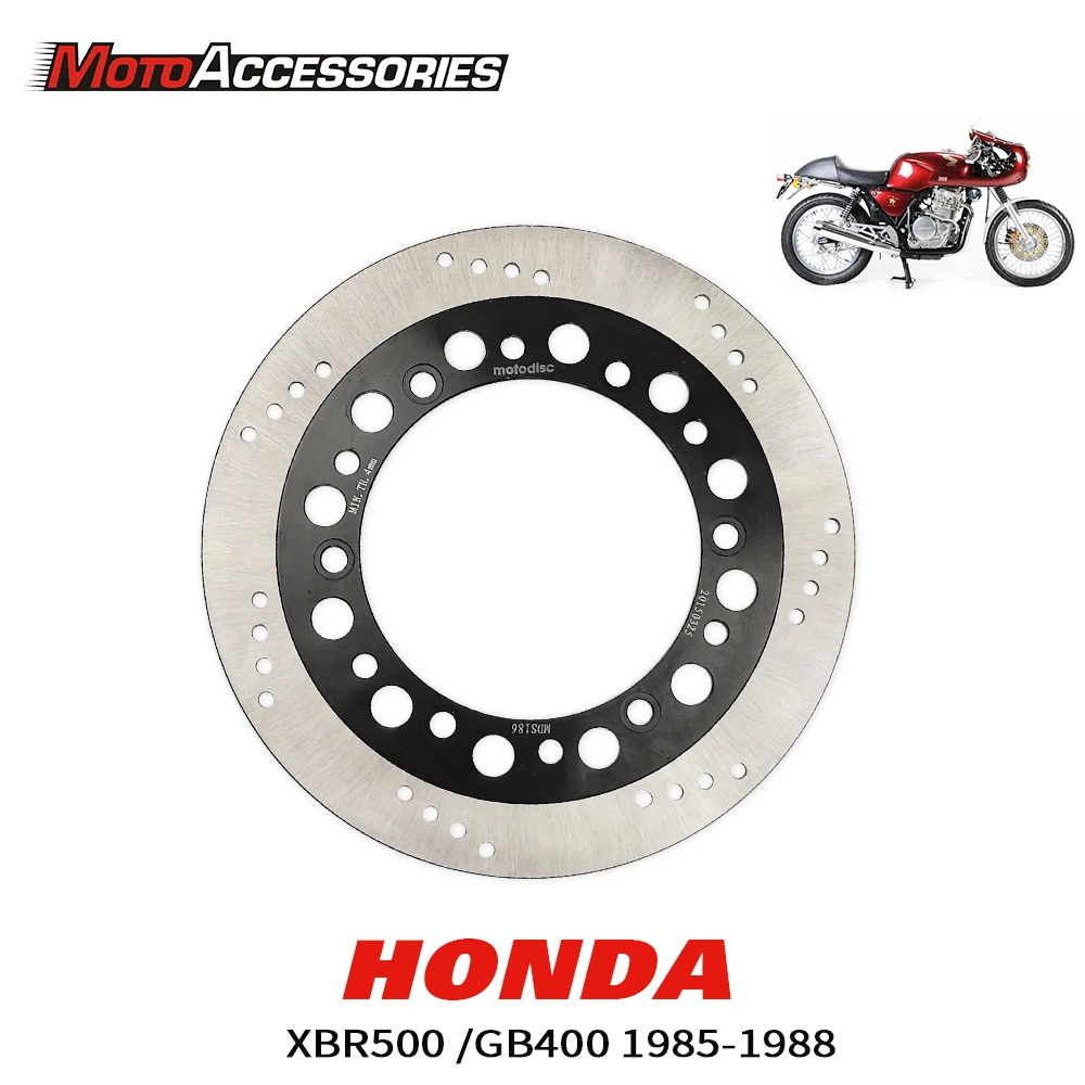 

For Honda Motorcycle GB500 1989-1991 XBR500 1985-1988 Brake Disc Rotor Front Left ​MTX Motorcycles Street Bike Braking MDS01047