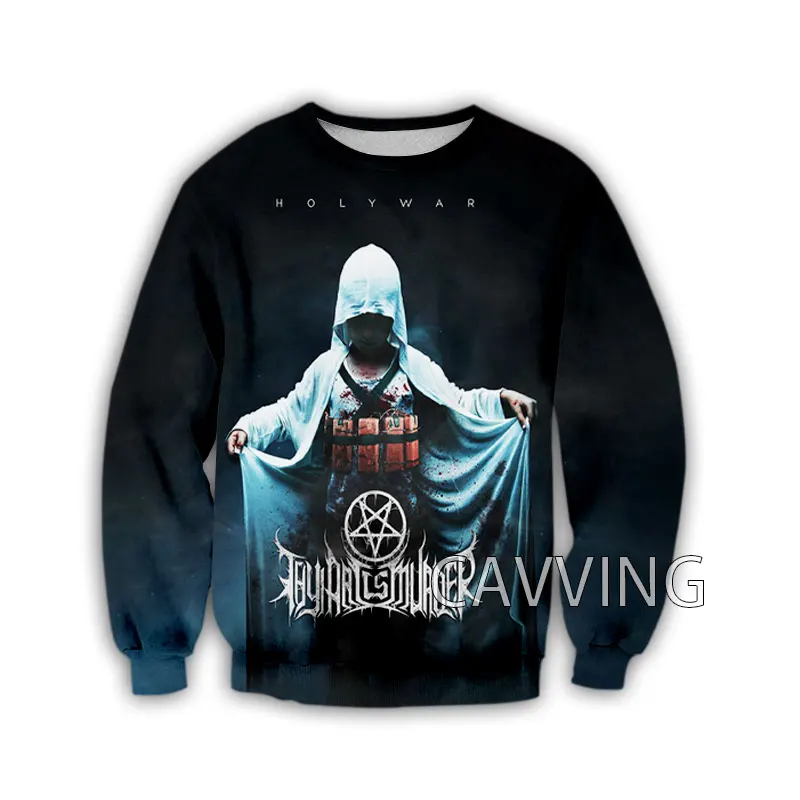 New Fashion Women/Men's 3D Print  Thy Art is Murder  Crewneck Sweatshirts Harajuku Styles Tops Long Sleeve Sweatshirts  J01