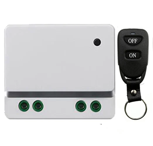 لاسلكي للتحكم عن بعد مفتاح الإضاءة 10A التتابع الناتج راديو التيار المتناوب 110 فولت 220 فولت 1CH 1CH وحدة الاستقبال + حزام مشبك الارسال