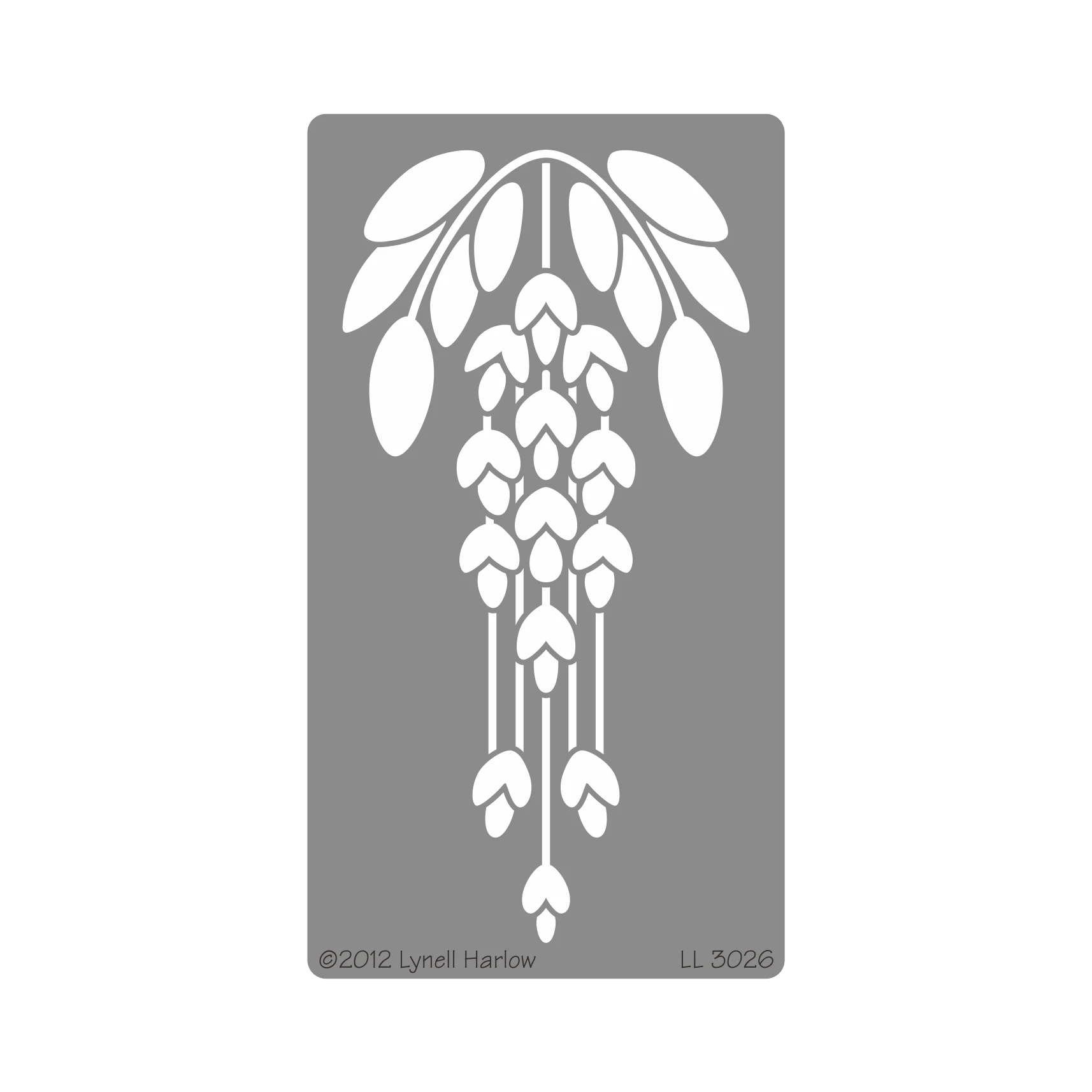 Embossing Dreamweaver Stencils LL 3026 Nouveau Wisteria