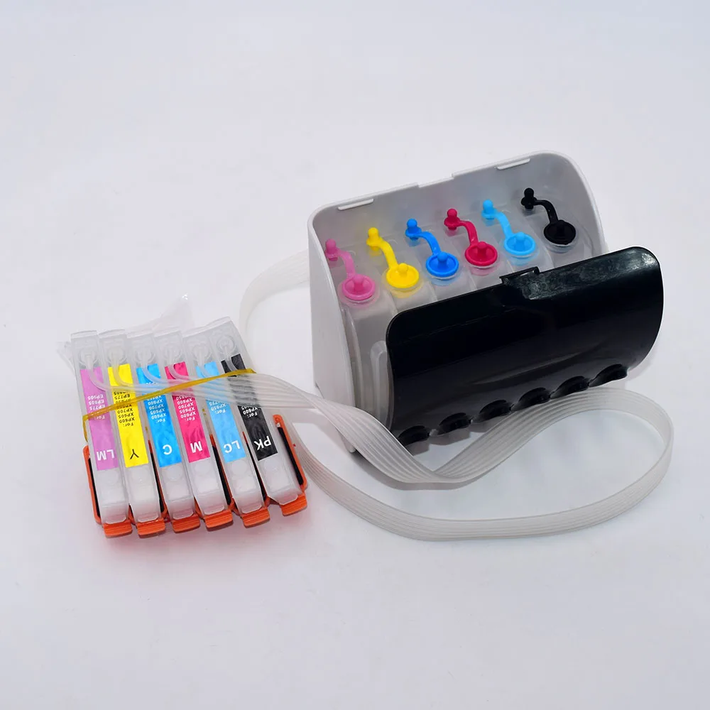 North America  277XL T2771-T2776 Bulk Ciss with ARC Chip for Epson Expression Photo XP-850 XP-860 XP-950 XP-960 XP-970 Printers