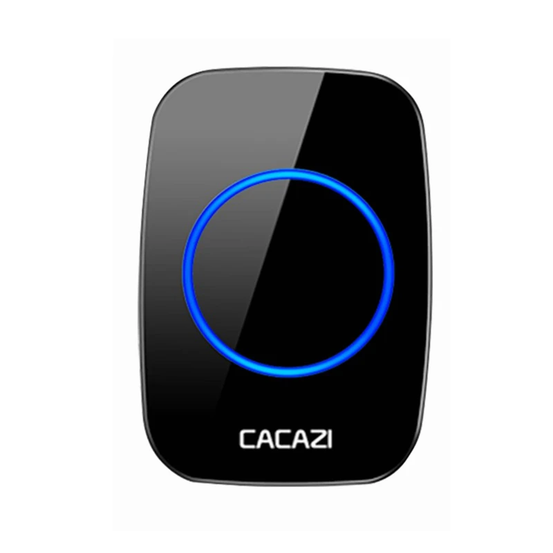 CACAZI Only Button or Receiver For A10 Home Intelligent Wireless Waterproof Doorbell 300m Range US EU UK AU Plug