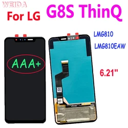 AAA+ 6.21'' For LG G8S ThinQ LMG810 LMG810EAW LCD Display Touch Screen Digitizer Assembly for LG G8S ThinQ LCD Replacement