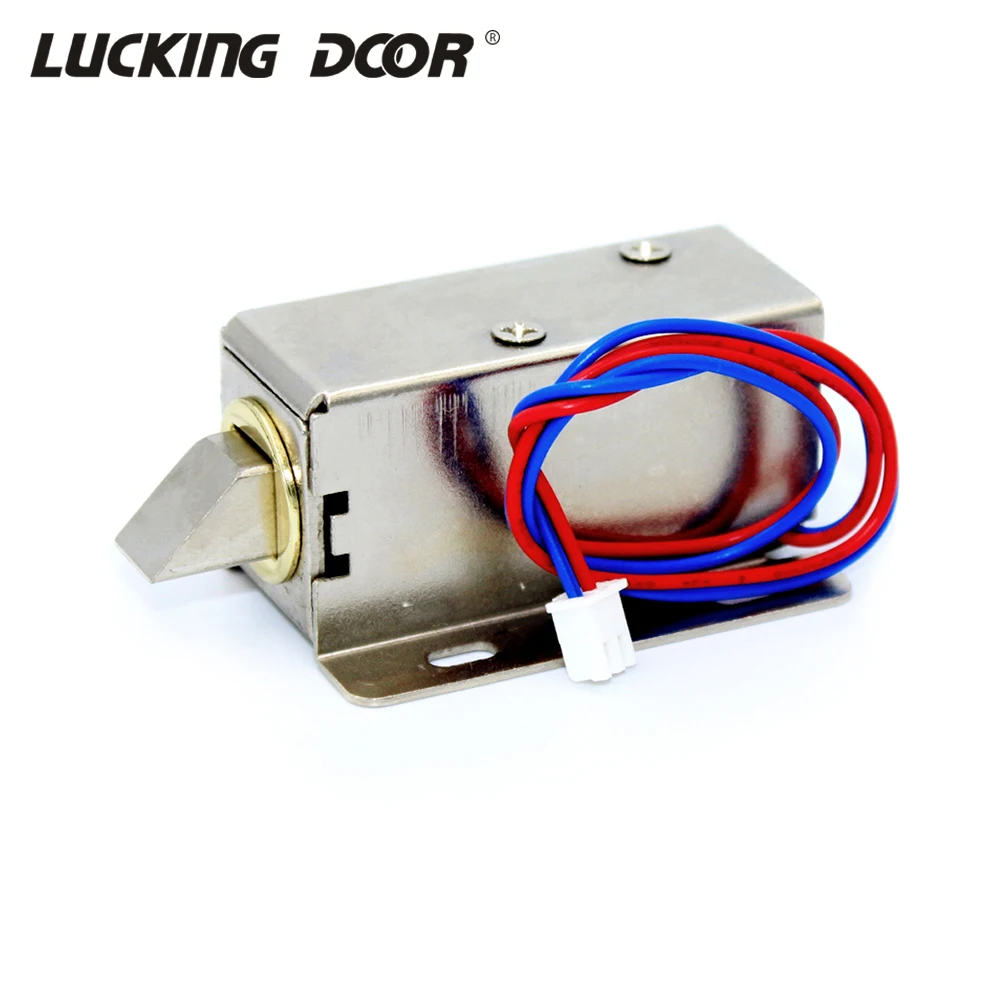 Electronic Door Lock Catch Door Gate 12V 0.4A  Release Assembly Solenoid Access Control lock