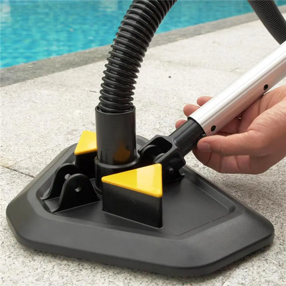 PVC Triangle Weighted Pool Spa Head 205X280mm Pool Suction Head Underwater Eco-friendly Vacuum Cleaner Replacement Head