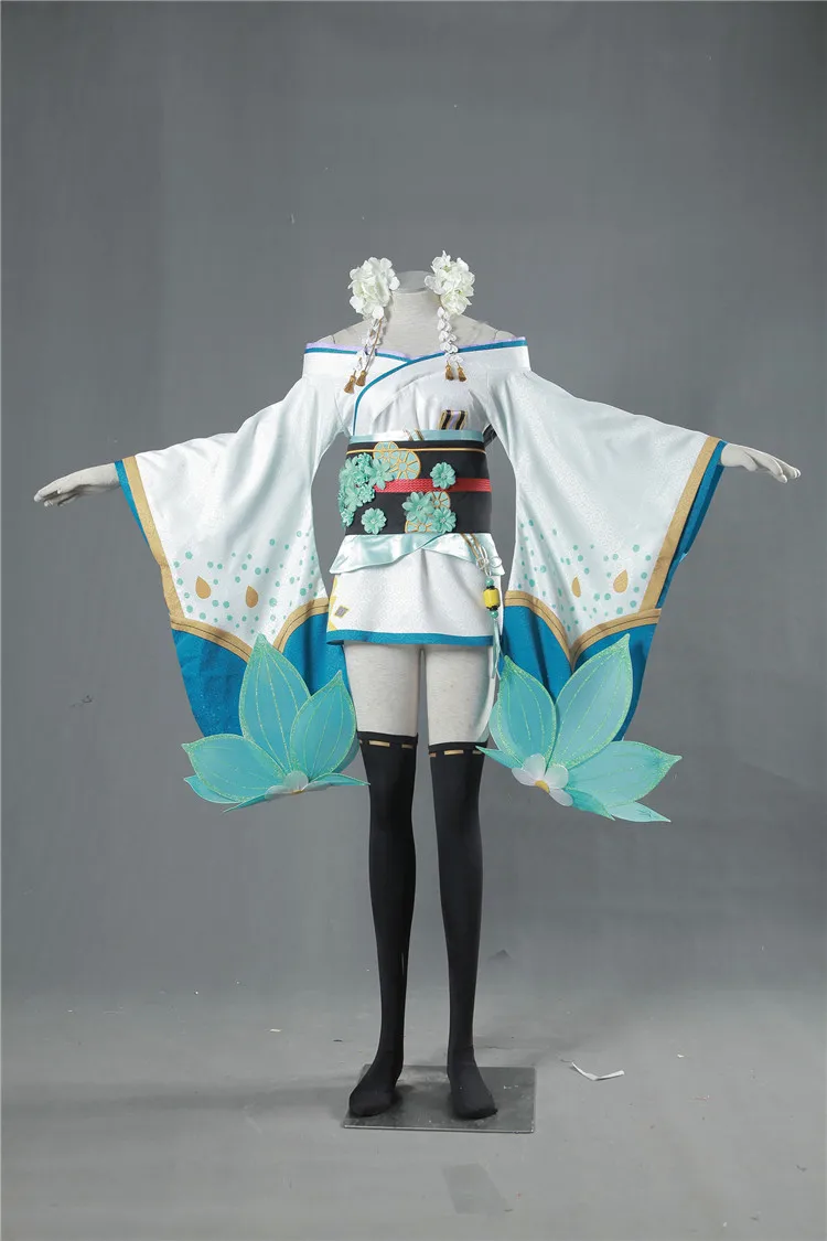 Onmyoji-vestido de piel nueva de Nymph, traje, Aoandon