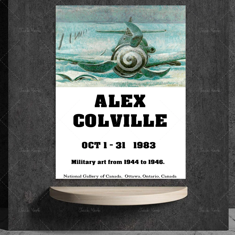 Reprint of a 1983 Vintage Canadian exhibition Poster