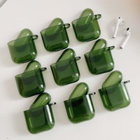 Retro Green High quality earphone case For apple airpod 1 2 3 pro 2nd 4 cases for airpods headphone shell conque 2/1 chaging box