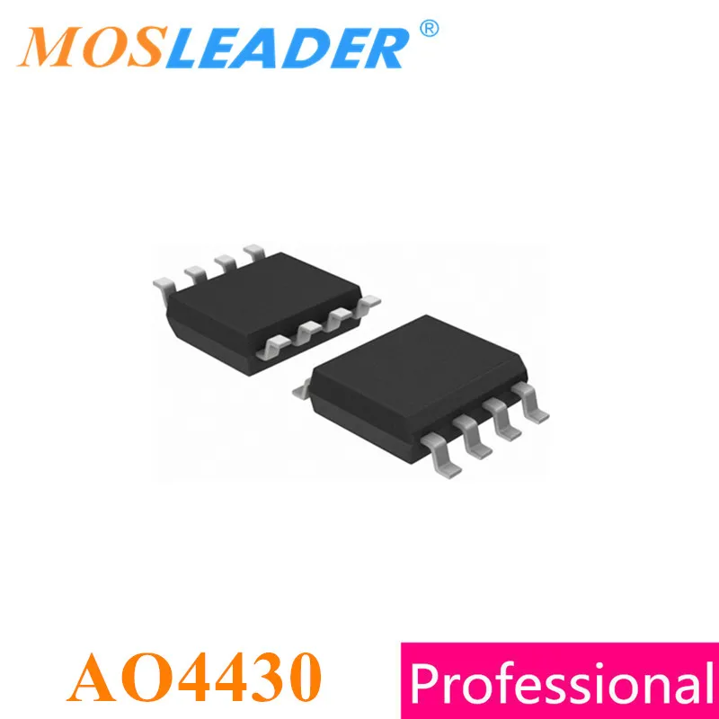 

Mosleader AO4430 SOP8 500PCS N-Channel 30V 18A Made in China High quality