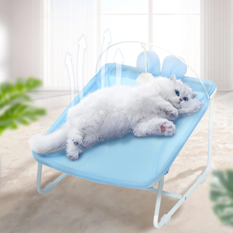 HOOPET Cat Bed Pet Hammock Cats Bed Indoor Cat House Mat for Small Dogs Bed Kitten Summer Cute Sleeping Mats