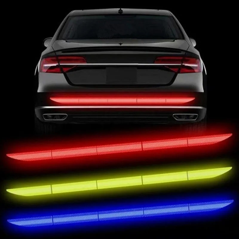 5pc Car Styling Car Trunk Reflective Sticker Accessories For Hyundai Solaris I30 Elantra Tucson I10 i20 i35 IX20 IX25 IX35 Santa