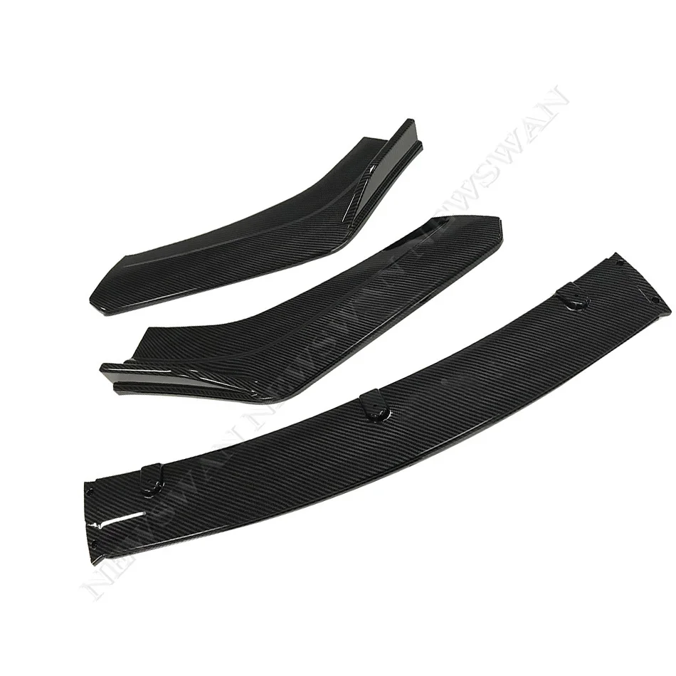 Baru Universal Mobil Bumper Depan Splitter Bibir Tubuh Kit Spoiler Diffuser untuk Audi A5 Sline S5 RS5 09-16 untuk BMW Untuk Benz untuk Mazad