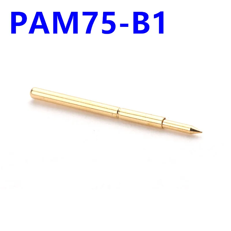 20/100PCS PAM75-B1 Spring Test Probe PAM75-B Test Pin Test Tool 27.8mm Dia 1.02mm Needle Tip Dia 0.66mm Pogo Pin PM75-B PM75-B1