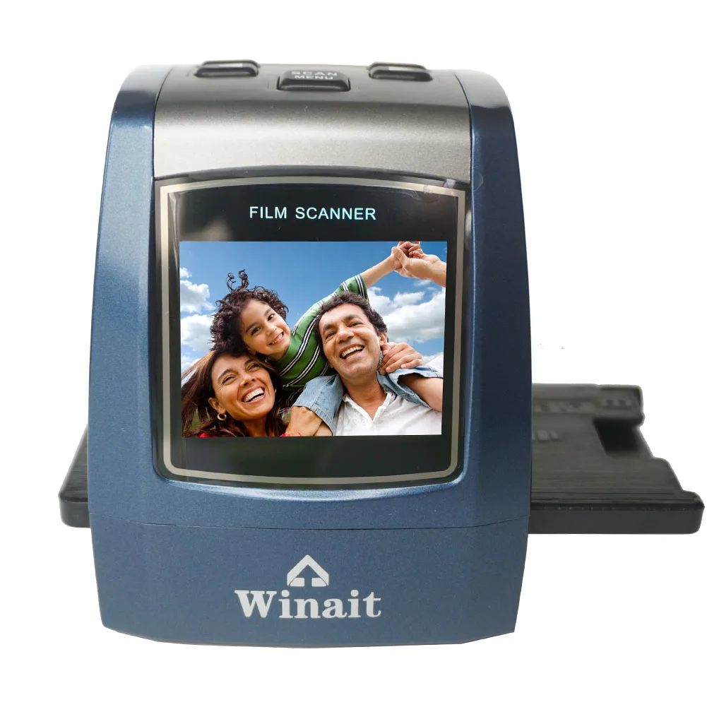 All-in-One High Resolution 22MP Film Scanner, Converts 35mm/126KPK/110/Super 8 Films, Slides, Negatives into Digital Photos