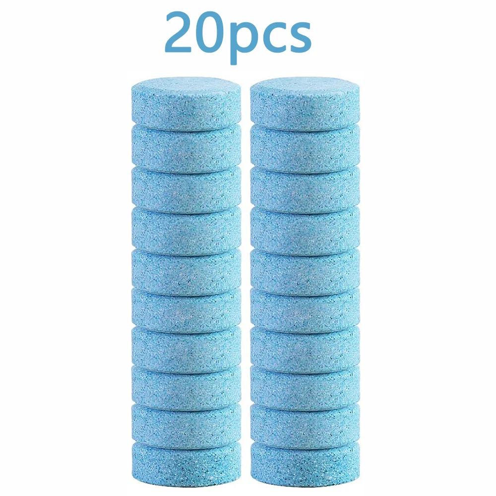 20pcs/pack(20pcs=80L Water)car Windshield Wiper Glass Washer Auto Solid Window Cleaner Effervescent Tablets Car Accessories