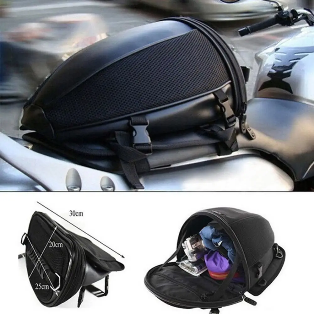 

80% 2021 Hot Sell Waterproof Motorcycle Bike Rear Trunk Back Seat Carry Luggage Tail Bag Saddlebag