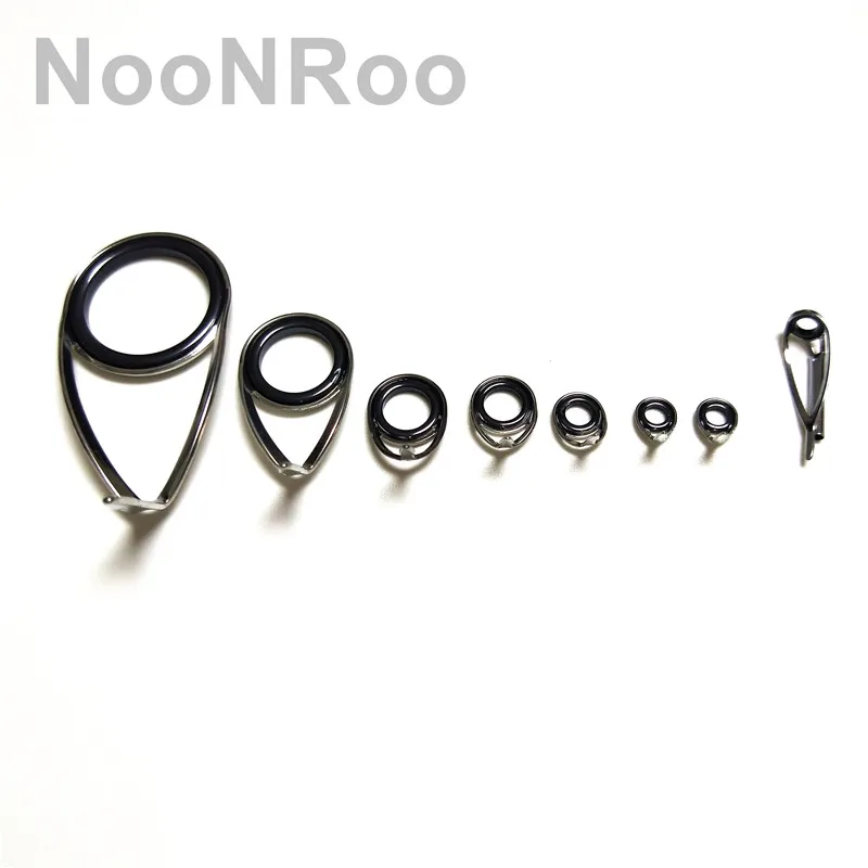 NooNRoo الغزل الصيد رود دليل عدة الفولاذ المقاوم للصدأ دليل لتقوم بها بنفسك 7.7g 8 قطعة/المجموعة