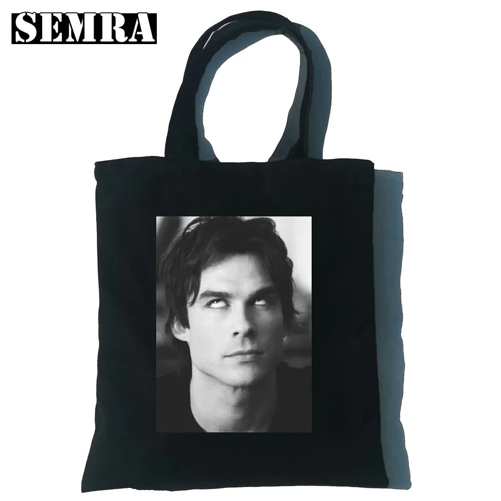 The Vampire Diaries Chronicles Vampirica Classic Women Canvas Tote Shopping Bag Girl Student Large Capacity Ins Sac En Tissu